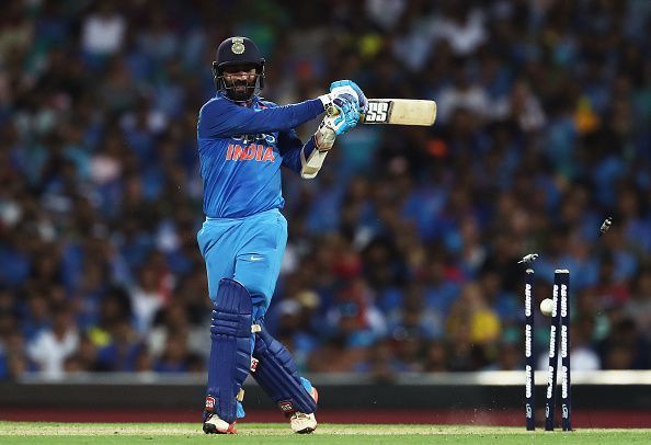 Dinesh Karthik during the Australian series