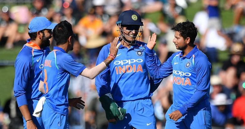 Kuldeep Yadav and Yuzvendra Chahal picked up 6 wickets between them to rattle the Kiwi batting line-up.