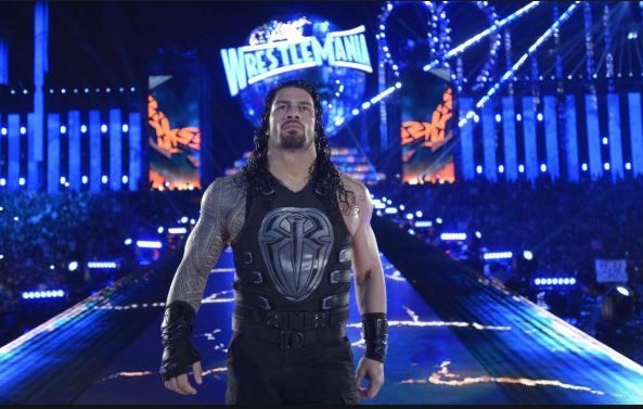 roman reigns in wrestlmania