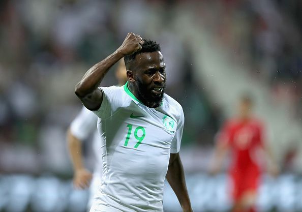 Saudi Arabia&#039;s Fahad Al-Muwallad has scored twice for Saudi Arabia