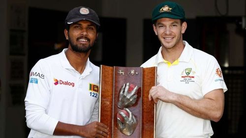 Dinesh Chandimal & Tim Paine