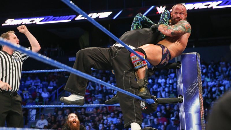 Jeff Hardy botched a Twist of Fate on SmackDown Live