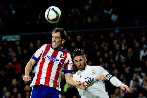 Diego Godin and Sergio Ramos