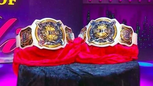 The new titles were unveiled on this week's episode of Raw.