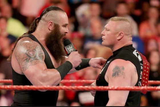 braun strowman and brock lesnar