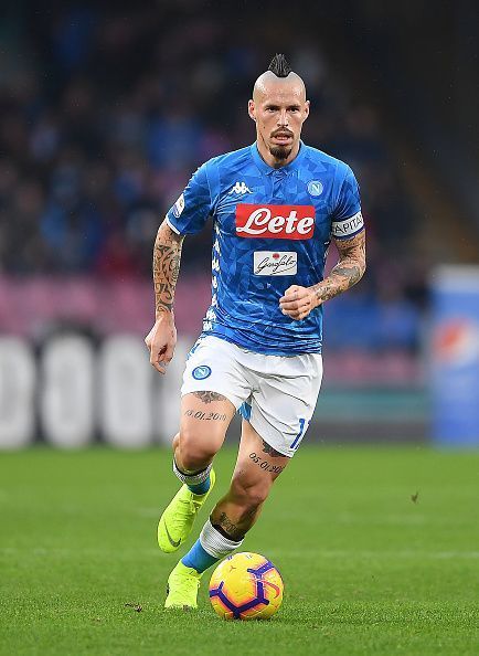 The Napoli captain is expected to feature in the starting lineup