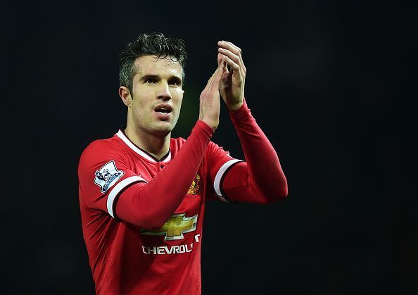 Van Persie during Manchester United v Burnley - Premier League