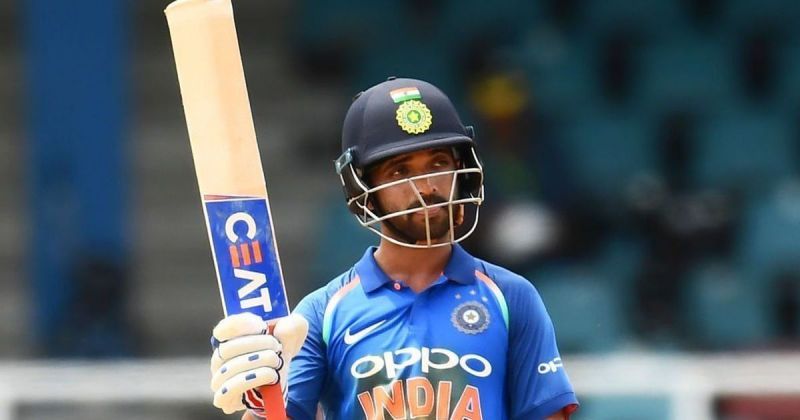 Ajinkya Rahane has batted at no.4 in the ICC World Cup 2015