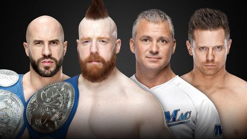 The Bar vs. The Miz & Shane McMahon