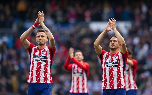 Saul Niguez and Koke