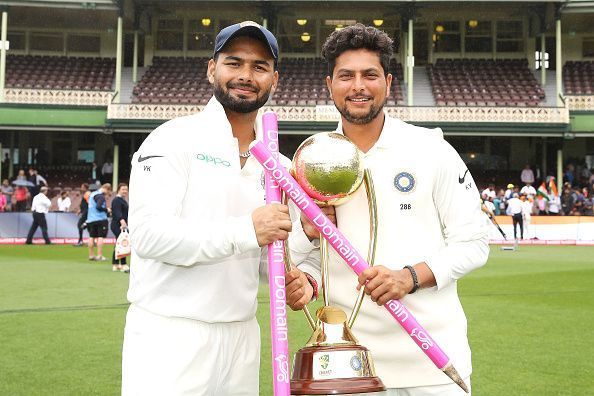 Rishabh Pant and Kuldeep Yadav, Australia v India - 4th Test: Day 5
