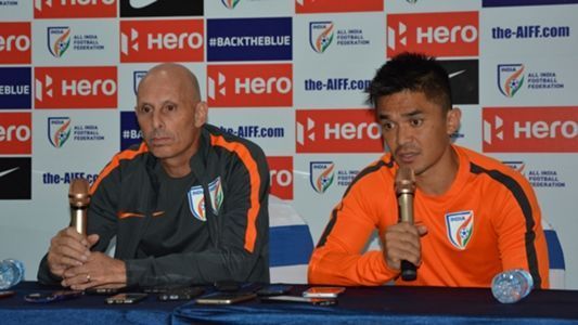 Stephen Constantine and Sunil Chhetri