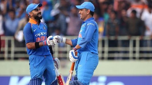 Virat Kohli and MS Dhoni