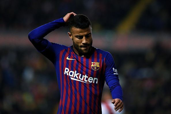 Rafinha is suffering tough luck with Barcelona