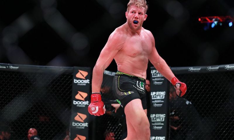 Swagger dominated under real name Jake Hager at Bellator 214.