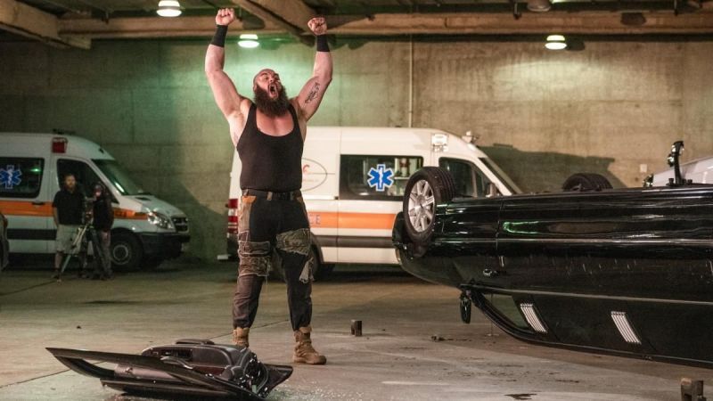 Why was Braun Strowman replaced at the Royal Rumble?