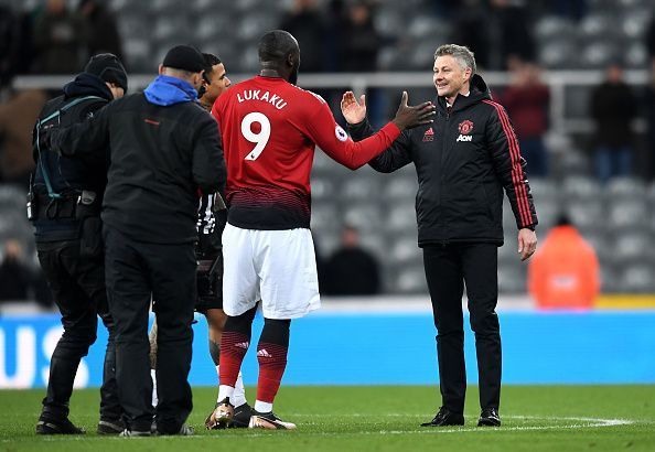 Lukaku helped the team defend from the front