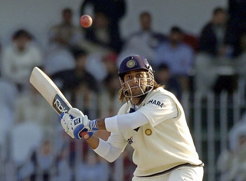 The 148 against Pakistan was Dhoni's first Test century