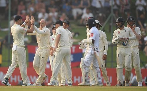 England Cricket Team in Srilanka