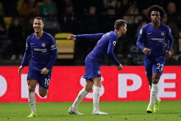 With Eden Hazard on the left and Willian on the right, could it be Christian Pulisic leading Chelsea&#039;s attack next season?