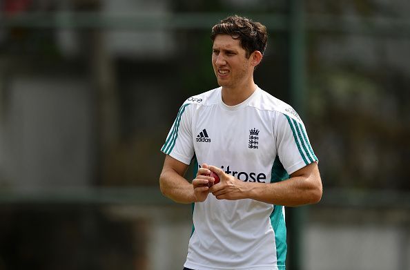 Zafar Ansari&Acirc;&nbsp;- practicing in the nets