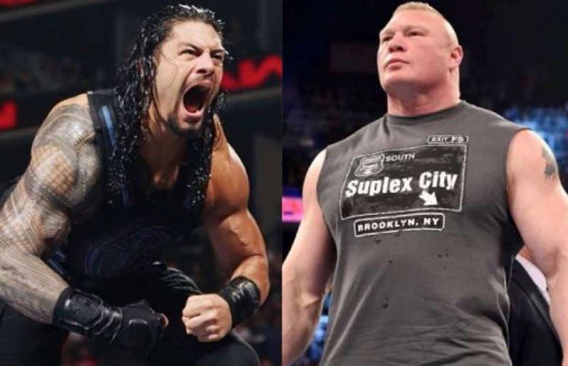 roman interfere in brock vs seth