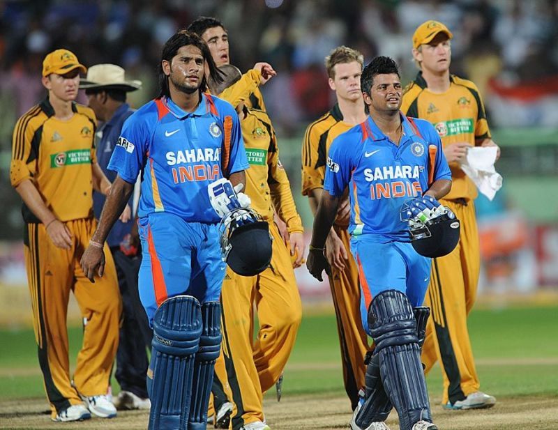Saurabh Tiwary made his ODI debut against Australia