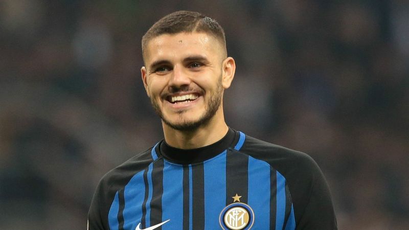 Icardi with Inter in 2018