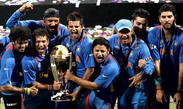 The Indian team that won the 2011 WC triumph