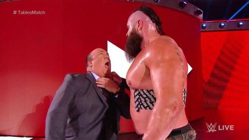 What issue does Braun Strowman have with Brock Lesnar's advocate?