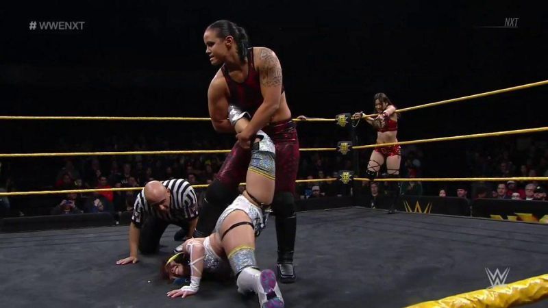 Shayna Baszler dominated Kairi Sane throughout the main event