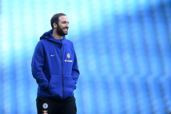 Gonzalo Higua&Atilde;&shy;n signed for Chelsea on loan from Juventus