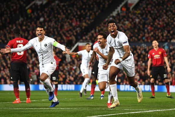 Kimpembe celebrates his goal