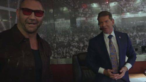 Batista and Vince McMahon