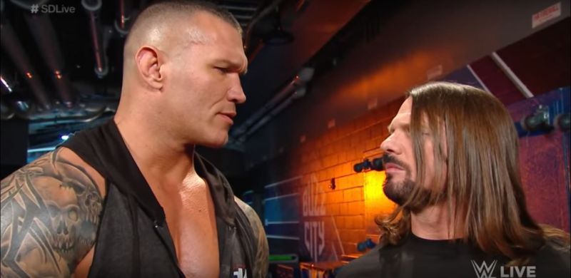 Randy Orton and AJ Styles recently had a confrontation.