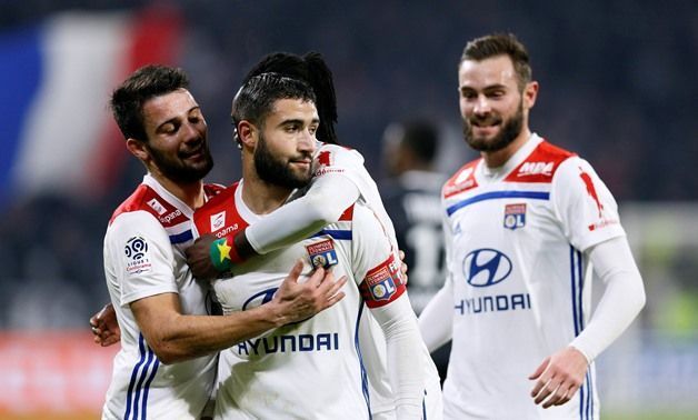 Fekir was forced to watch on from the stands, just days after his winner vs. Guingamp in Ligue 1