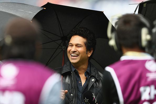 Sachin during the ICC Champions Trophy last in 2017
