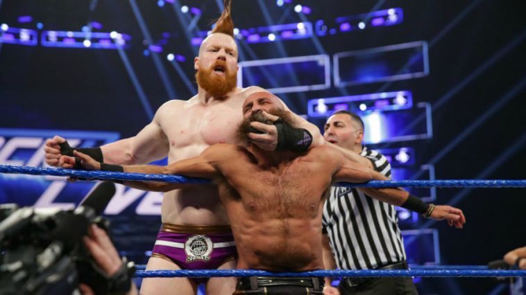 Sheamus and Ciampa had quite an awkward spot in their tag match