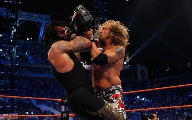 Edge using the camera while the referee was knocked unconscious!