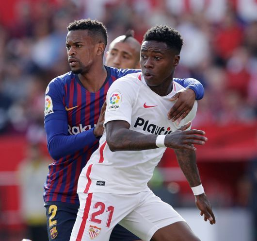 Quincy Promes had the upper hand in the battle on the flanks, Nelson Semedo was lacklustre