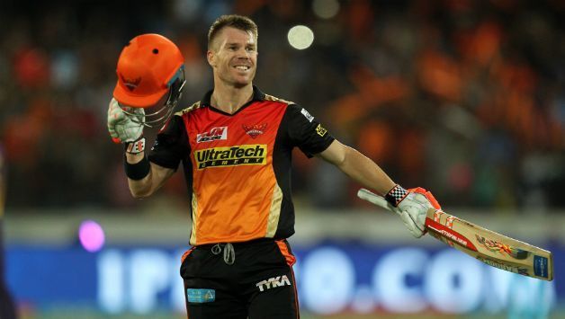 Warner, along with Shikhar Dhawan, provided explosive starts for SRH at the top of the order