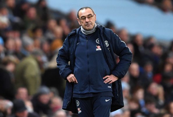 Maurizio Sarri is on the brink of being s