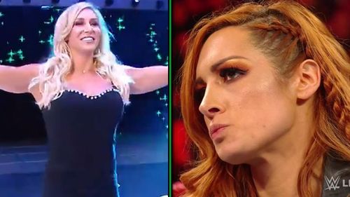 Becky Lynch and Charlotte Flair