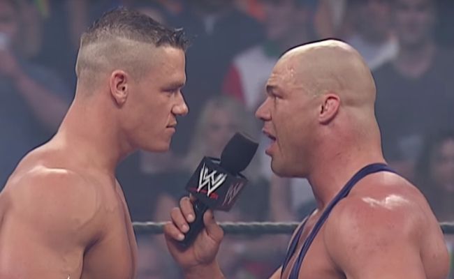 Things would come full circle for Angle and Cena if the two squared off in Angle&#039;s last match.