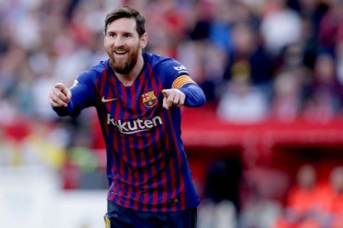 Lionel Messi scored a hat-trick in Barcelona's 4-2 win over Sevilla