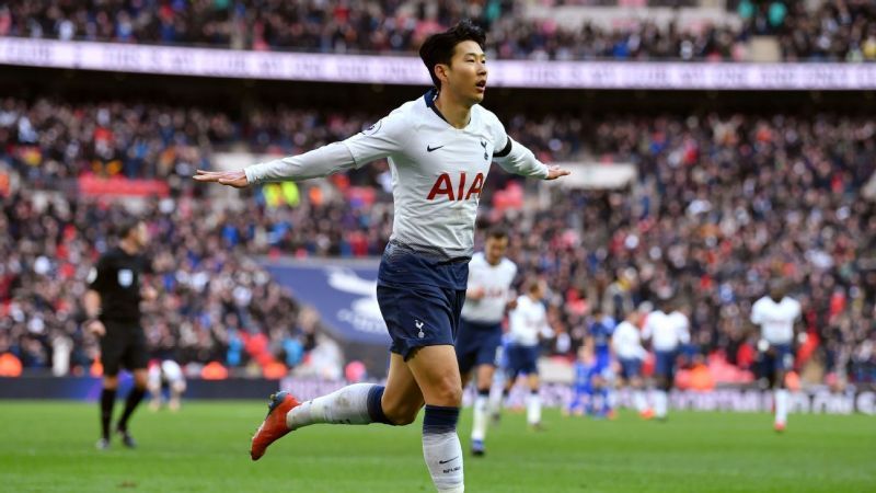 Son opened the scoring for Spurs