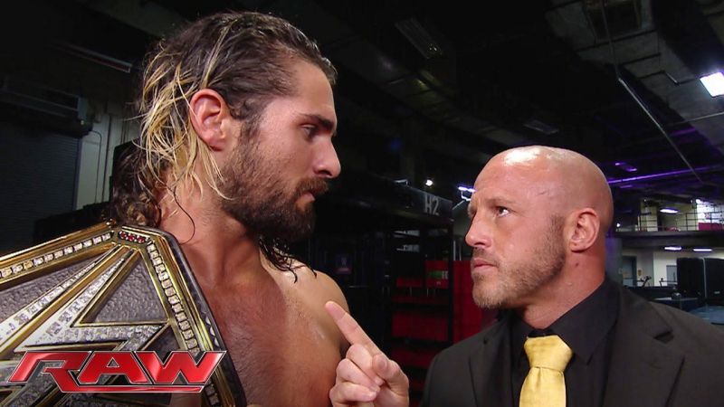 Mercury worked with Jamie Noble as J&amp;J Security, often assisting then-WWE World Champion Seth Rollins.