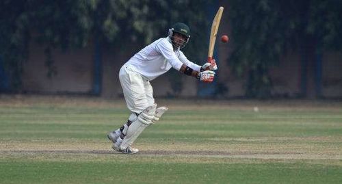 Faiz Fazal was baffled by the umpire's decision