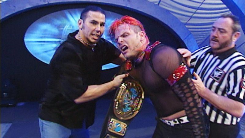 The upset of the decade saw a young Jeff Hardy capture the Intercontinental Championship from the Game in 2001.
