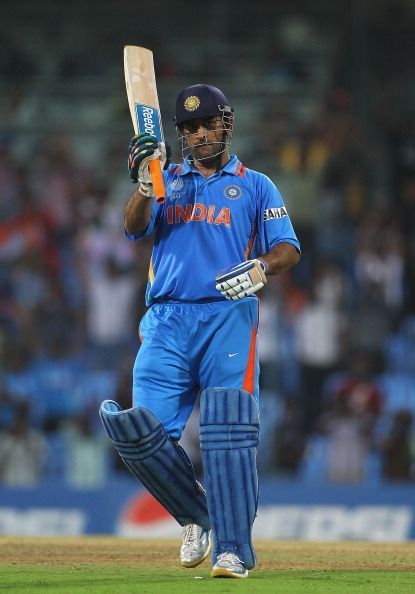 M.S. Dhoni - India v New Zealand